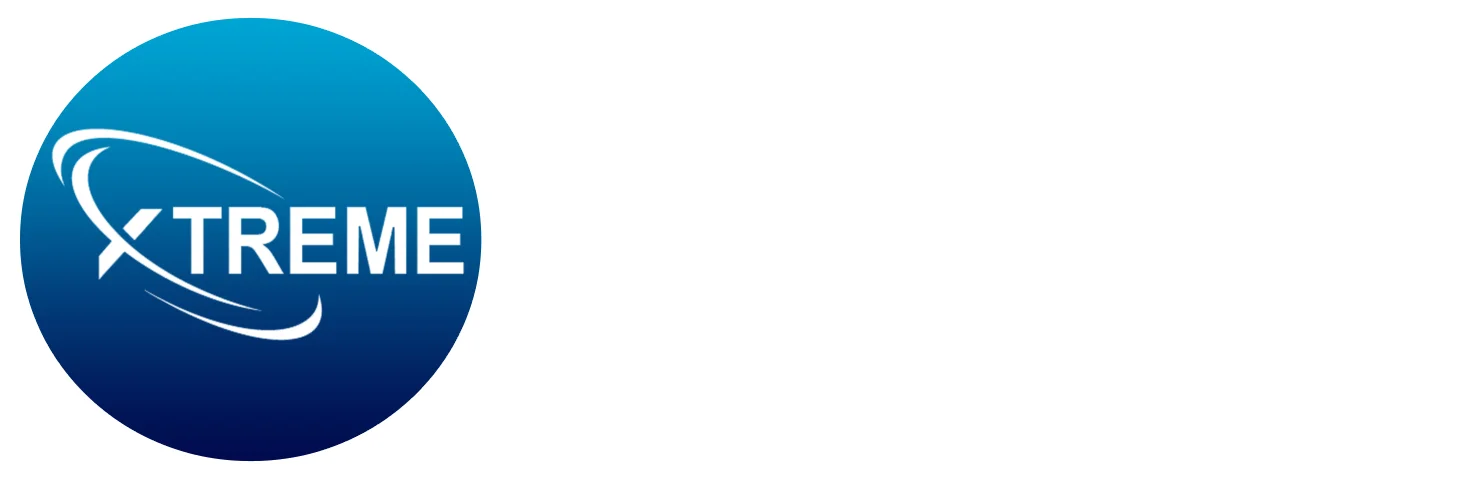 Xtreme HD IPTV white logo showcasing the best IPTV subscription provider with HD IPTV channels and global services